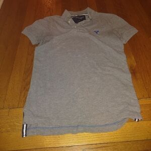 Grey American Eagle Polo Size Small
